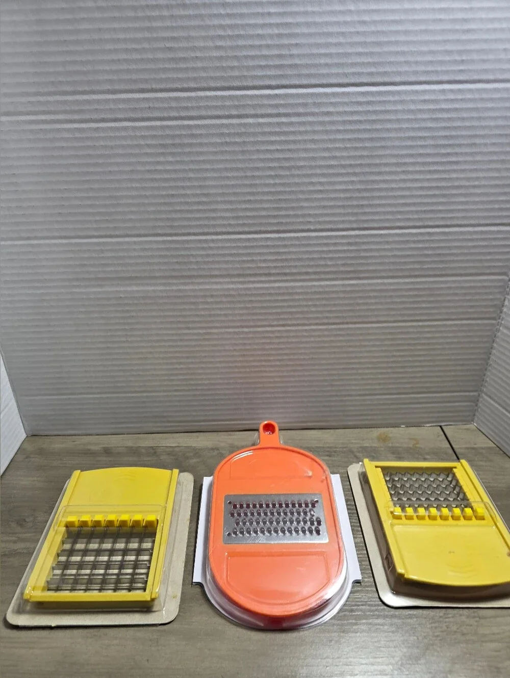 3 Cook Essentials Electric Mandoline Replacement Slicer Insert Attachments.